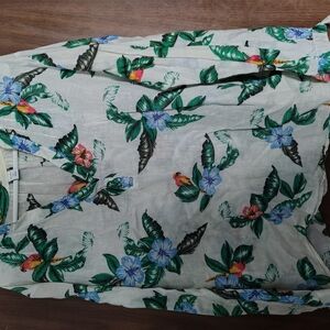 Floral Print V-Neck Blouse